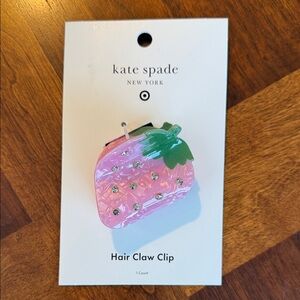 NWT KATE SPADE X TARGET - STRAWBERRY CLAW HAIR CLIP - ADORABLE!!!